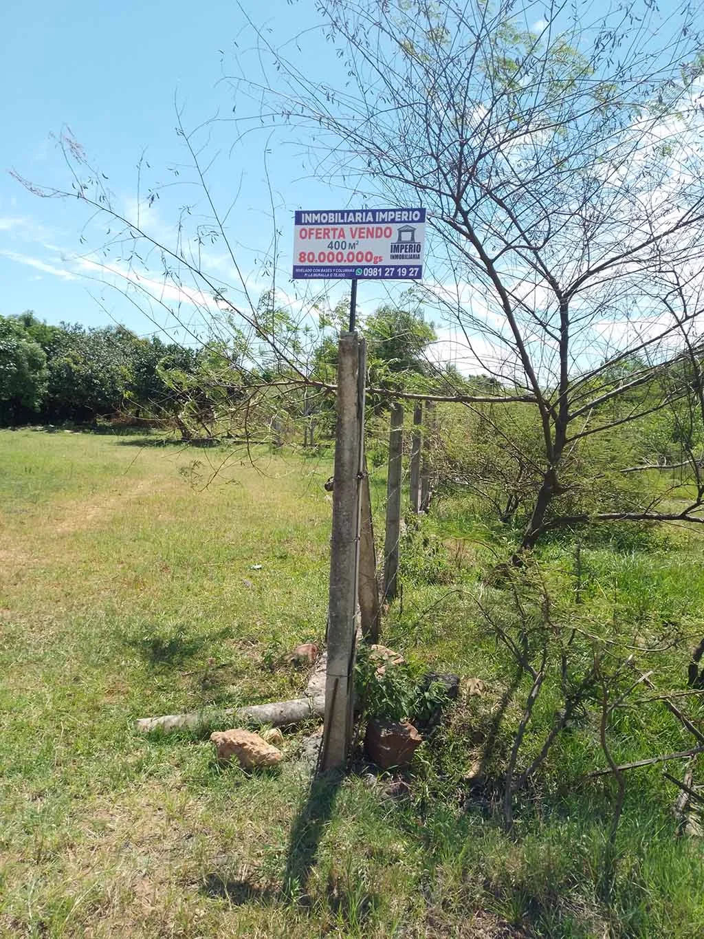 Hermoso Terreno a 7 cuadras del colegio Kennedy,  Capiatá. 